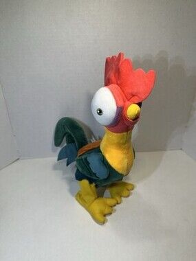 Disney MOANA Plush Clucking and Screaming HEI HEI Chicken 13in Works